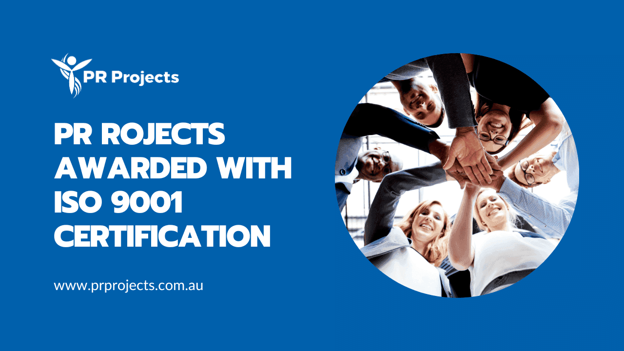 PR Projects ISO 9001 Certification